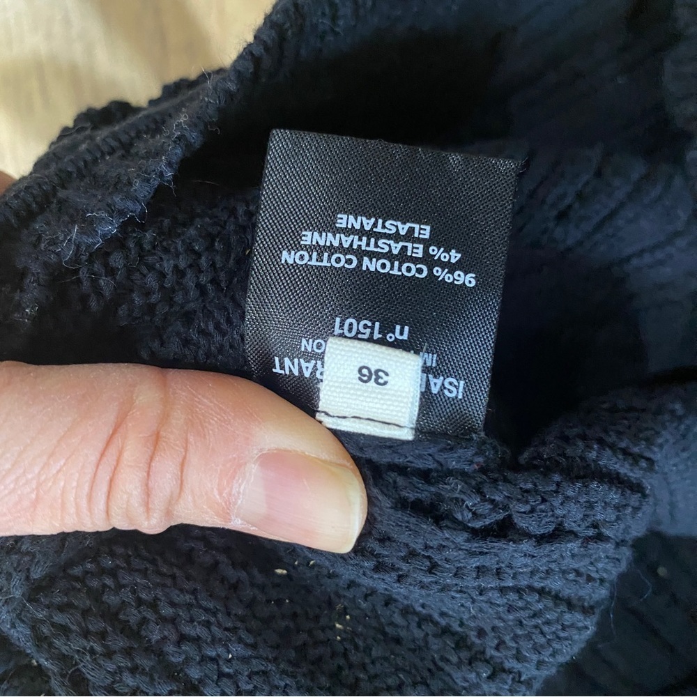 Isabel Marant Etoile knit 3/4 sleeve top sweater - Picture 10 of 14